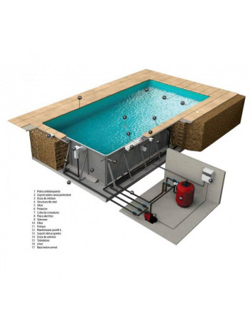 Piscina 12x6 m, cu...